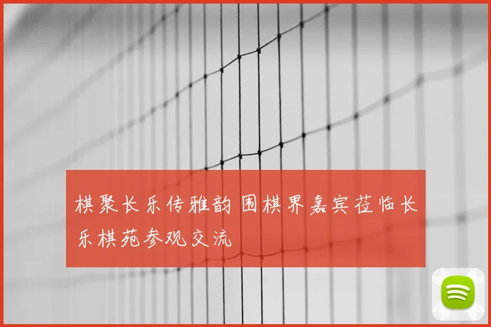 棋聚长乐传雅韵 围棋界嘉宾莅临长乐棋苑参观交流