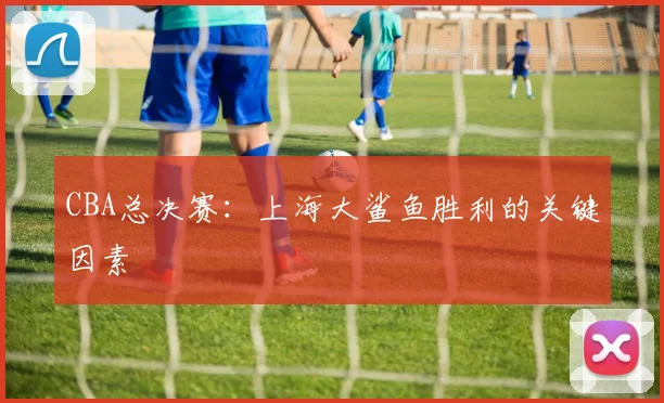 CBA总决赛：上海大鲨鱼胜利的关键因素
